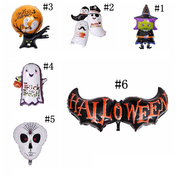 

halloween decoration foil balloon kids toys party decoration fashion halloween balloons cartoon spirit host ghost tree dhl an2661