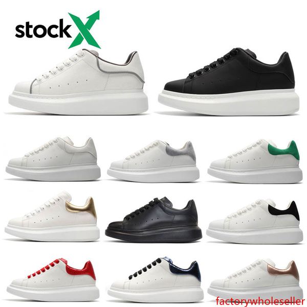 

2020 stock-x ace black white red brand fashion triple black women shoes gold low cut leather flat rainbow men womens casual sneakers
