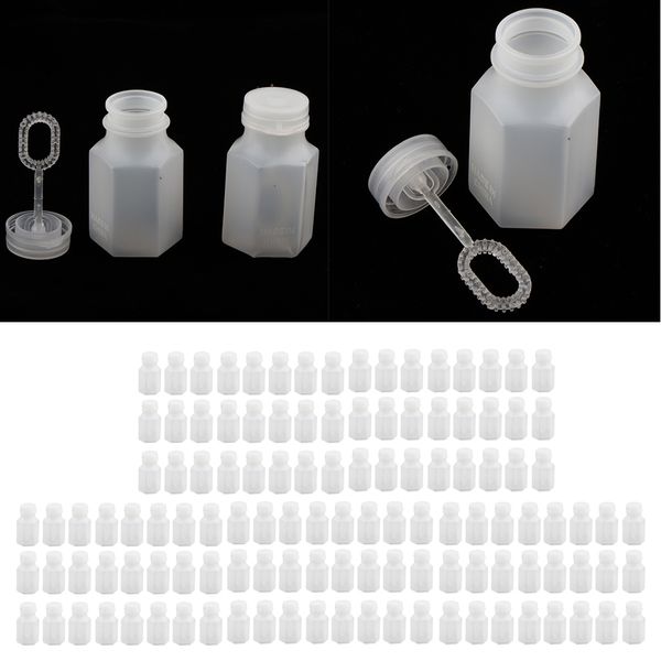 

120pcs hexagon shape empty bubbles blowing bottles wedding favor table decor