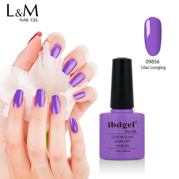 

100pcs/lot ibdgel 7.3ml classic 79colors gel nail polish uv led soak off one color and one bottle gel polish beauty, Red;pink