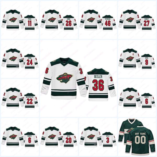 

36 Mats Zuccarello Minnesota Wild Youth Jersey 9 Mikko Koivu 11 Zach Parise 64 Mikael Granlund 26 Pontus Aberg 6 Ryan Donato Hocke