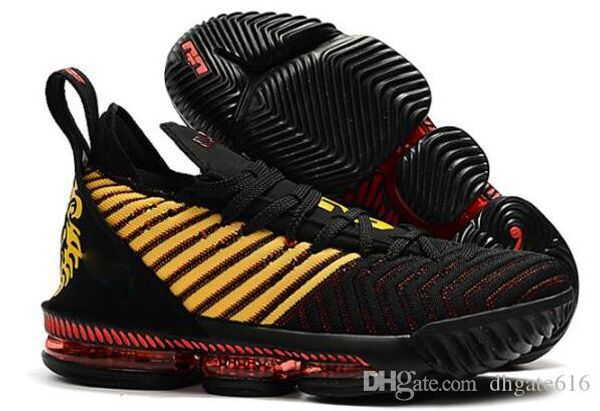 

new mens lebrons 16 xvi basketball shoes for sale retro bhm oreo lebron james 16s sneakers size 7-12 36