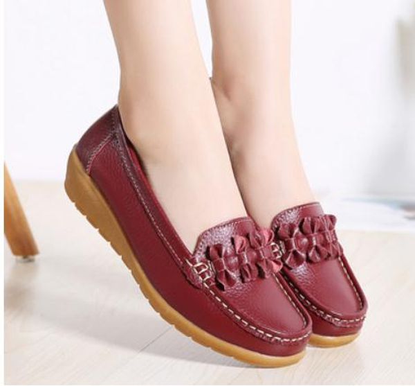 

2019 women's shoes in spring and autumn with new style slope heel round head @77, Black