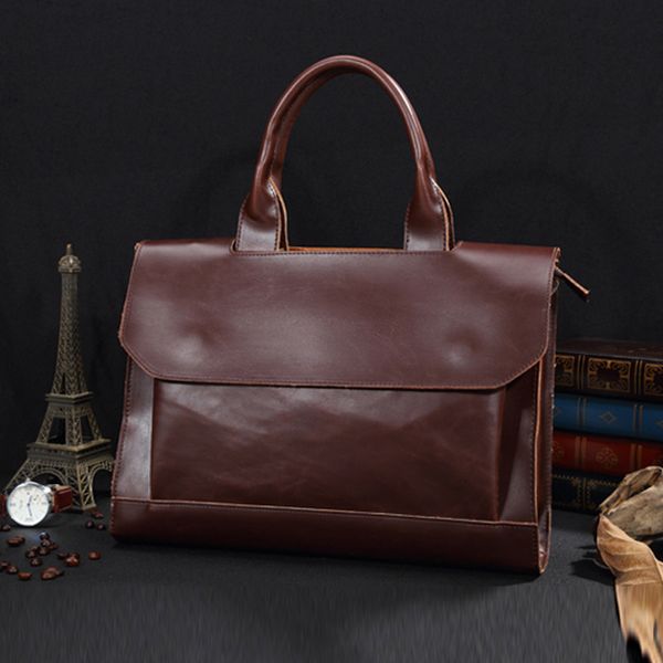

korean version of male bag trendy men's bag retro single shoulder original briefcase business handbag oblique