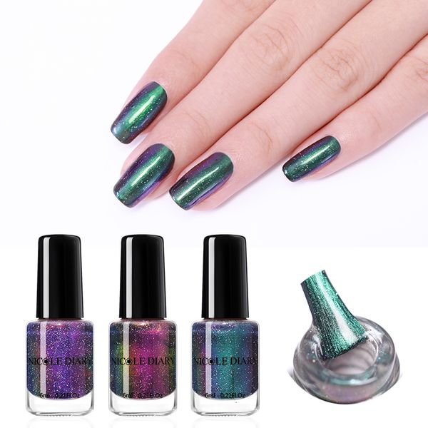 

diary 6ml peel off nicole chameleon nail polish water-based crystal sand star glitter nail art varnish black based needed