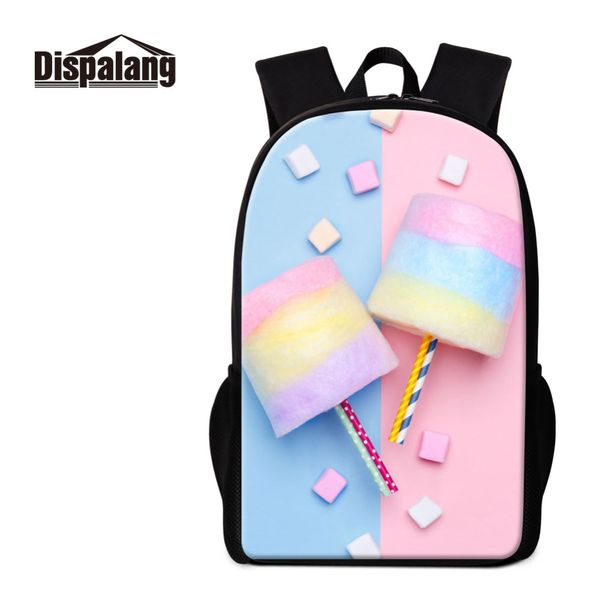 

2019 factory brand primary students cute cotton candy kids backpack school book bag girls knapsack pretty cartoon image children