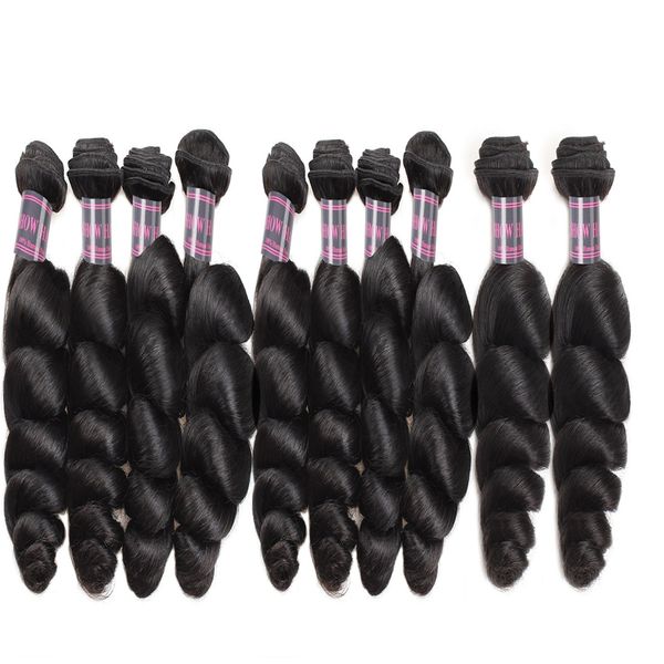 

глубокая вьющаяся волна воды перуанские человеческие волосы пучки прямые объемные волны перуанские волосы свободная волна 10 пучков, Black