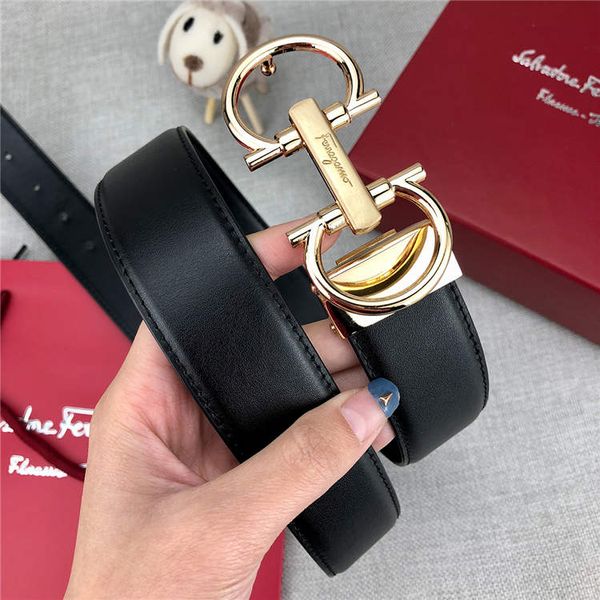 

luxury leather belt luxury fashion brand leather belt fashion buckle 2019 latest width 3.4cm selling 20070075, Black;brown