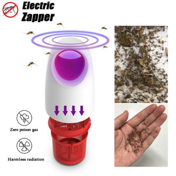 

usb led electric mosquito zapper killer fly insect bug trap lamp light killing
