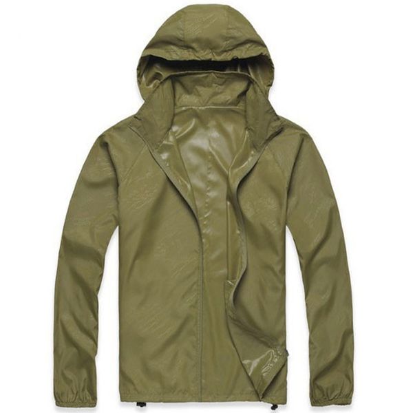 

new men's quick dry skin jackets women coats ultra-light casual windbreaker waterproof windproof brand clothing new, Black;brown