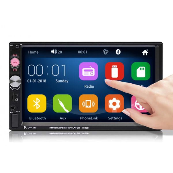 IMARS 7023B 7 Zoll 2 DIN Auto Stereo Radio MP5 Player FM USB Aux HD Bluetooth Touchscreen Support Rückenkamera193d