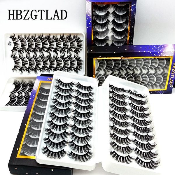 

20 pairs 10-25mm fake eyelashes 100% mink eyelash mink lashes natural dramatic volume eyelashes extension false eyelashes