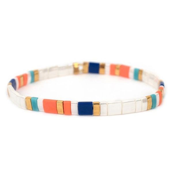 

summer beach rainbow vintage women's bracelets bead boho string charm bracelet woven jewelry bracelet male wristband a, Black