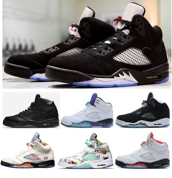 

5 men basketball shoes olympic og metallic gold raging bull red blue suede black metallic space fire s red sport wings sneakers