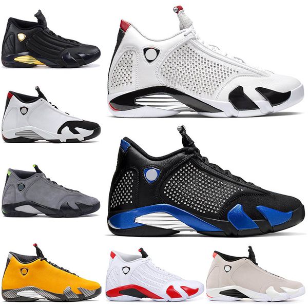 

spm x jumpman 14 white royal blue ferr yellow candy cane red suede mens baketball shoes 14s jade desert sand thunder us 7-13