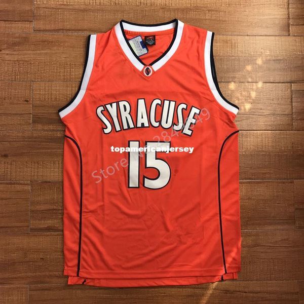 

carmelo anthony #15 syracuse orangemen college men basketball jersey stiched xs-6xl vest jerseys ncaa, Gray