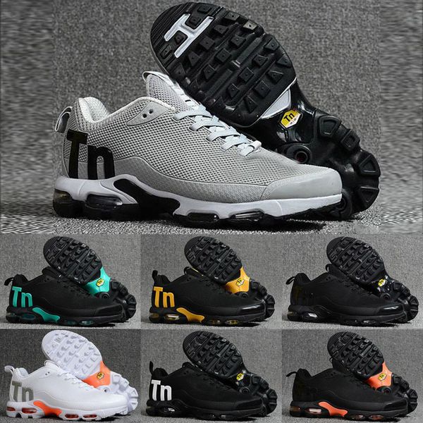 

2019 new durable famous sport plus tn ultra kpu multi-color mercurial tn mens kids running shoes trainers sneakers, Black