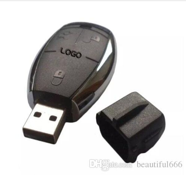 

100% creative car key usb flash drive for mercedes benz 64gb pen drive usb memory stick 4gb-128gb high quality