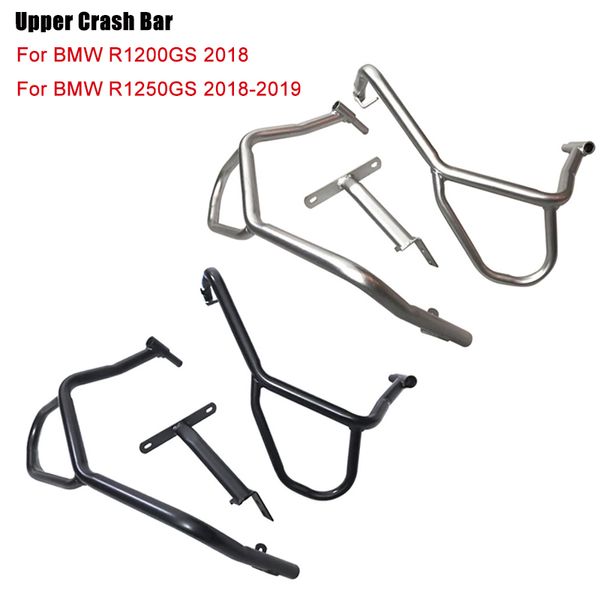

for 2018 2019 r1250gs 2018 r1200gs upper crash bar motorcycle highway engine guard bumper frame protector r 1250 gs silver