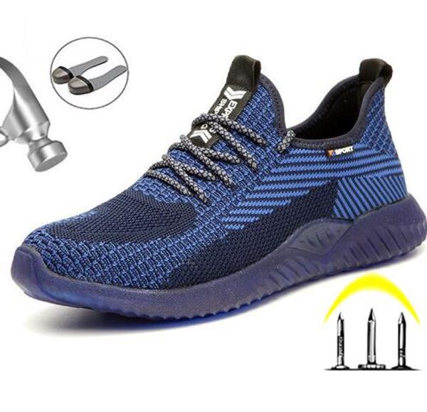 

2020 work safety shoes anti smashing steel toe cap puncture proof work shoes for dropshipping deodorant breathable work shoes sneakers 36-48, Black;brown