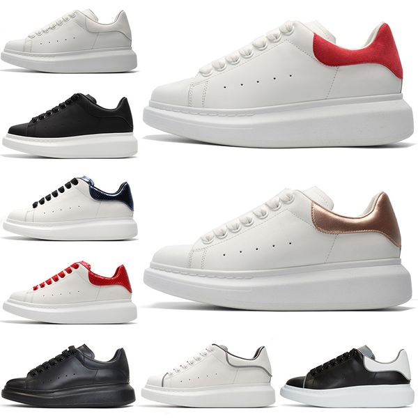

Leather Platform Luxury Rose Gold Red Suede Womens Trainers Silver Glitter Casual Shoes Mens Sneakers Black White Reflective Tennis Shoes