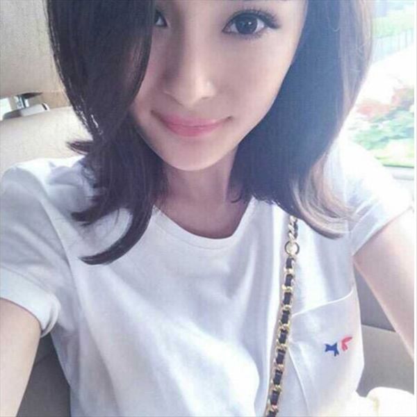 

ян -shir oufi вышивки пара платье mi t-шир пару sui pocke фокса вышивка рыхлую простых мужчин и женщин короткий рукав летом, White