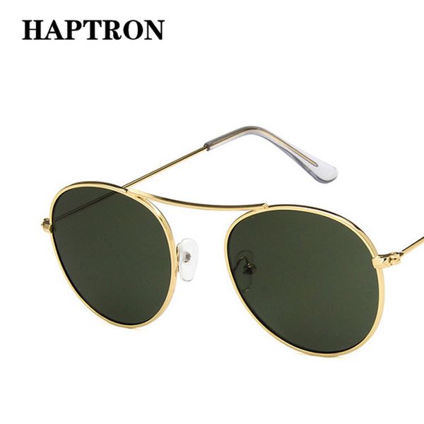 

haptron retro round sunglasses women brand pink green vintage hip hop men sun glasses uv400, White;black