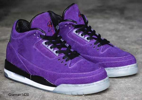 

travis x 3 houston full purple black men basketball shoes 3s cactus jack mens designer sports sneaker