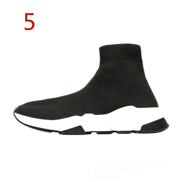 

2019 ace designer casual speed trainer black red triple black fashion socks sneaker trainer shoes 36-45 t01