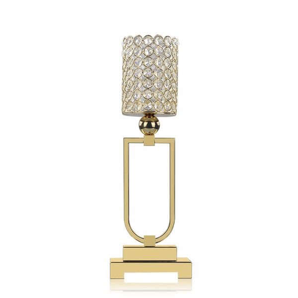 Vincigant Decorative Gold Candle Holder Home Decor Pillar Candle