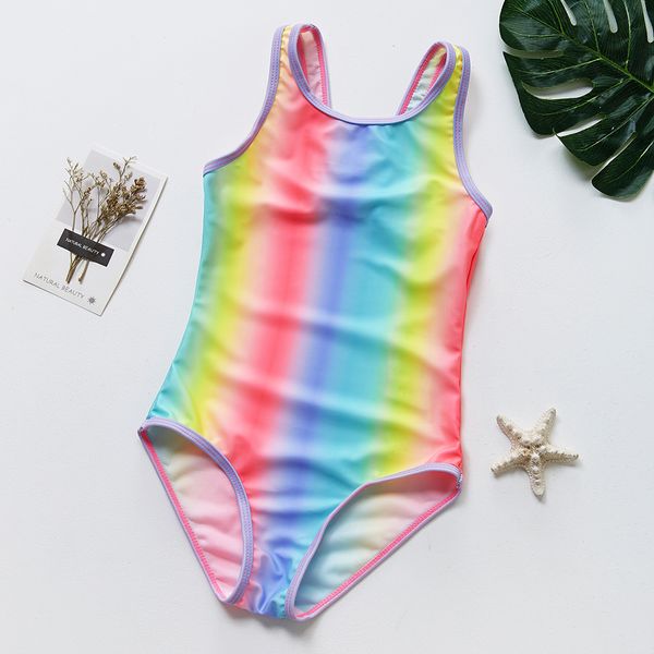 

2020 kid girl swimwear one piece children swimwear mermaid swimsuits girls bathing suits beachwear girls one piece swimwear