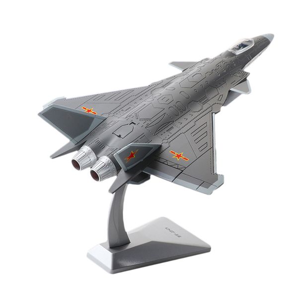 

1:72 scale alloy chinese j-20 carrier aircraft model airplane fighter diecast toy for children and adults