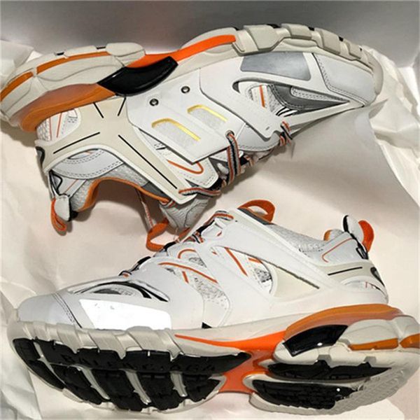 

fashion paris track sneakers tess s gomma trek low sneakers 17fw 3m maille mens womens designer trainers casual shoes -16