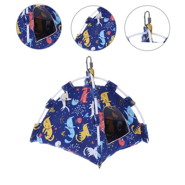 

птица висячие гнездо дом палатка удобный и прочный shaped гамак habitat cave для parrot, хомячка, кролика **
