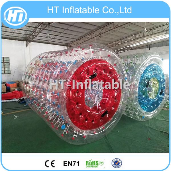 

low price floating water roller,tpu water roller tube inflatable water roller ball for sale