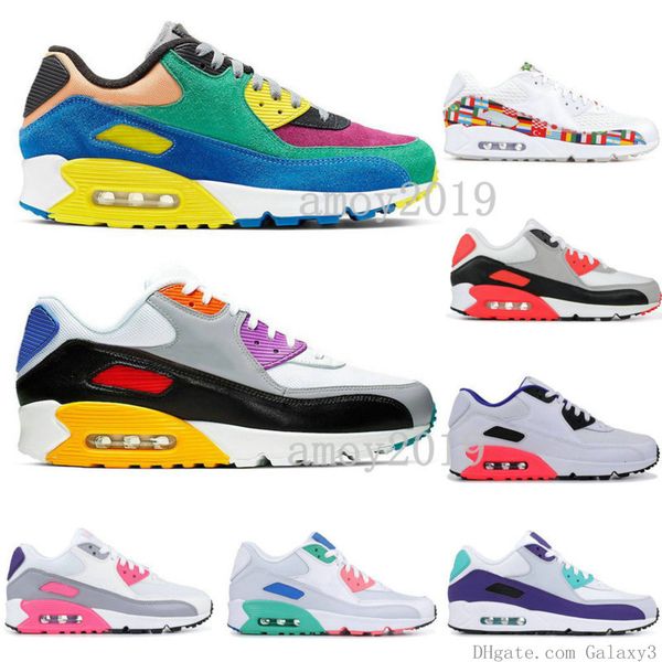 

2020 designe viotech be true mixtape men women 90s running shoes laser pink triple white black infrared 90ss sports sneakers trainers 36-45
