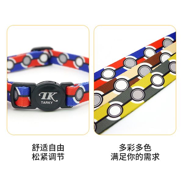 

lovely adjustable cat collar camo necklace breakaway cat collar with bell elastic coleiras para gatos pet accessories yy50cc