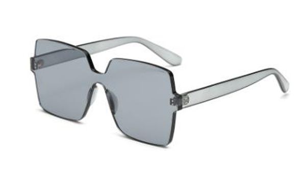 

square large frame personality women's pop sunglasses european and american fashion sunglasses 100 sets of high-definition boutique sun, White;black