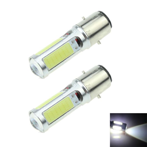 

2pc white cob led motor bike/moped/atv headlight bulb fog universal 6000k led lamp for auto light bulb car lights 12v