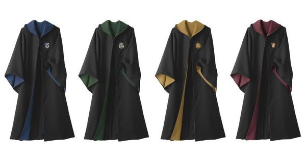 

Harry potter co play hogwart robe cloak which a tie gryffindor lytherin hufflepuff ravenclaw 4 hou e 9 ize can cho e