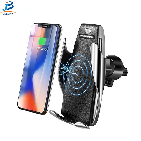 

automatic sensor car wireless charger for iphon xs max xr x samsung s10 s9 intelligent infrared fast wirless charging car phone holder