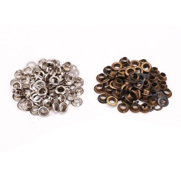 

bhts-100x silver and bronze eyelet+ tool set for 6mm leather