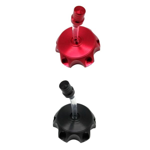 

motorcycle gas fuel cap valve vent breather hose tube tank for atv pit dirt bik red/black