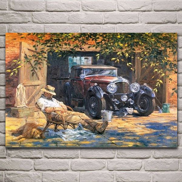 

relax car painting landscape picture wall art pictures painting wall art for living room home decor (no frame