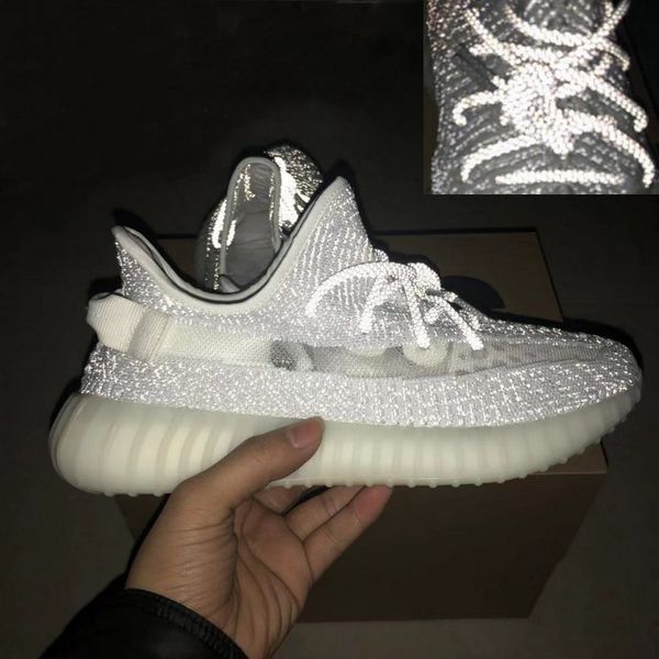 

Kanye we t 350 v2 tatic ef2367 fully reflective realboo t men women white grey tatic correct ver ion port running hoe