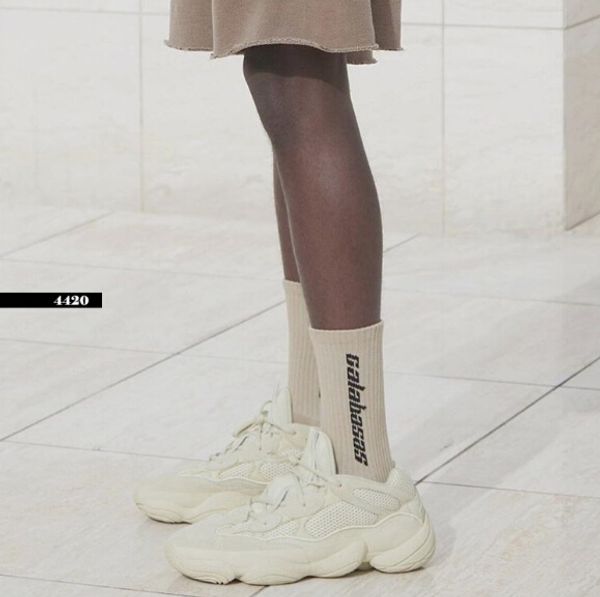 

калабасаса носок 3 цвета уличная мода спортивные носки wzca хлопчатобумажные носки lovers носки для мужчин женщин, Black