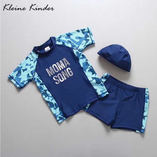 

boys swimsuit 3-piece camouflage print teenager swimwear boy teens children swimming bathing suit upf50+ teenagers beachwear