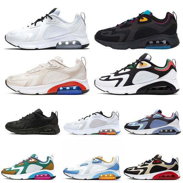 

2019 men shoes 200 bordeaux desert sand mystic green black mens trainers 200s cushion snubber mat jogging shoes eur 40-46 wholesale