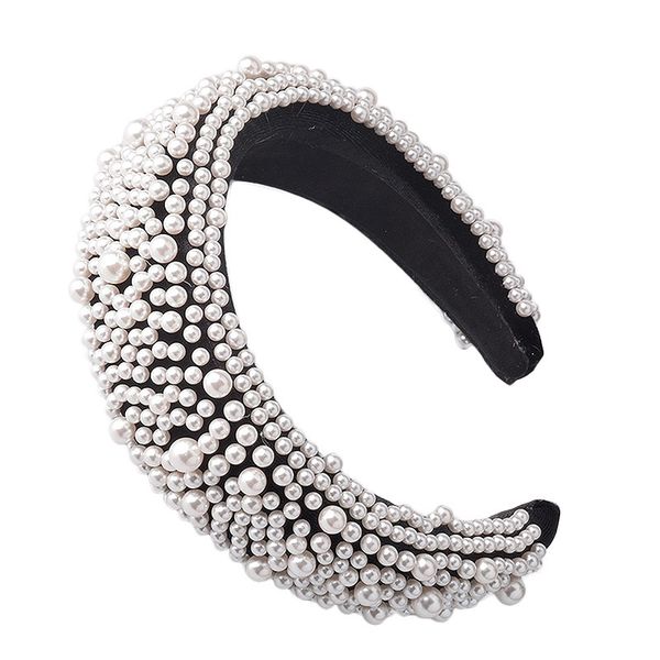 

мода pearl цветок оголовье барокко wild оголовье женские hairband, Golden;white
