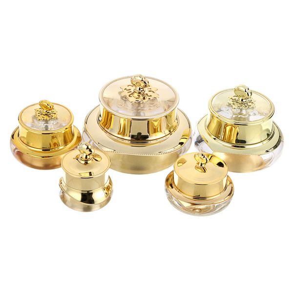 

50g crown empty makeup sample pot bottle nail cosmetic cream lotion container